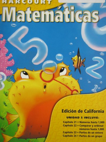 (image for) Harcourt Matematicas 2-5 Edicion de California (CA)(P)