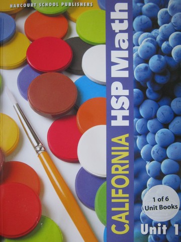 (image for) California HSP Math 1-1 (CA)(P) by Maletsky, McLeod, Andrews,