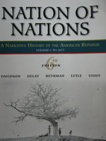 (image for) Nation of Nations 6th Edition Volume 1 To 1877 (P) by Davidson,