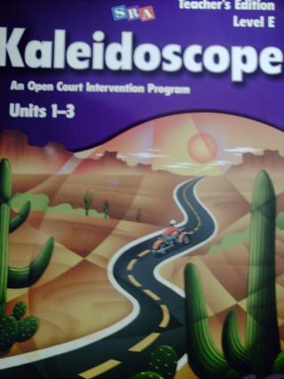(image for) SRA Kaleidoscope E TE Units 1-3 (TE)(Spiral) by Bereiter,