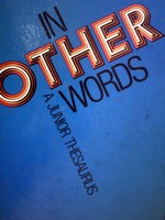 (image for) In Other Words A Junior Thesaurus Introduction 1 (H) by Schiller