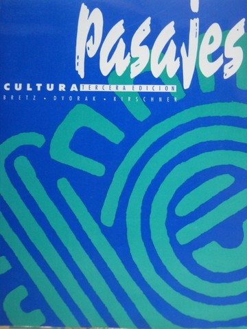 (image for) Pasajes Cultura 3e (P) by Bretz, Dvorak, & Kirschner