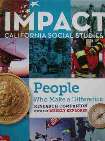 (image for) People Who Make a Difference Research Companion with the Weekly Explorer (CA)(H)