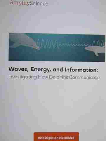(image for) Amplify Science 4 Waves Energy & Information Investigation Notebook (P)