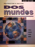 (image for) Dos mundos 3rd Edition Instructor's Edition (TE)(H) by Terrell,