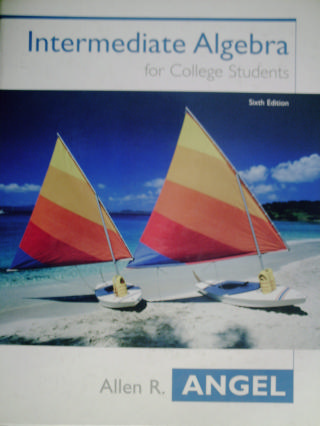 (image for) Intermediate Algebra for College Students 6th Edition (H)