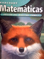 (image for) Harcourt Matematicas 5 TE Tomo 1 (CA)(TE)(Spiral) by Maletsky,