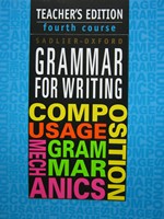 (image for) Grammar for Writing 4th Course TE (TE)(P) by Goldenberg,