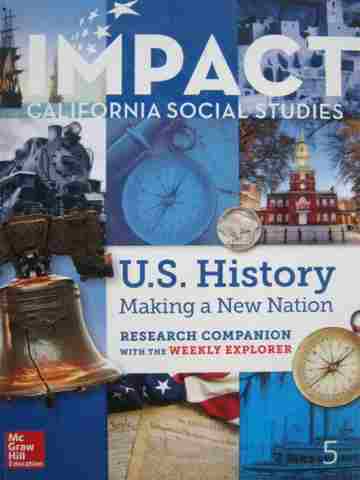 (image for) U S History Making a New Nation Research Companion with the Weekly Explorer (CA)(H)