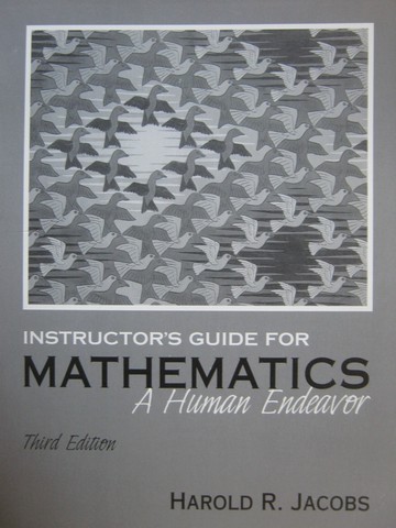 (image for) Mathematics A Human Endeavor 3rd Edition Instructor's Guide (P)