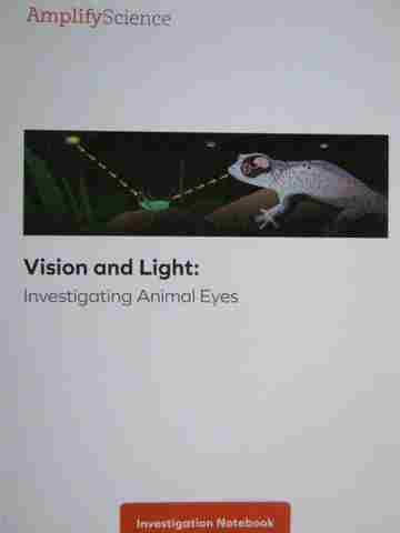 (image for) Amplify Science 4 Vision & Light Investigation Notebook (P)