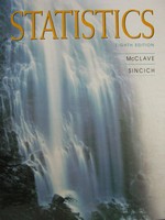 (image for) Statistics 8th Edition (H) by James T McClave & Terry Sincich