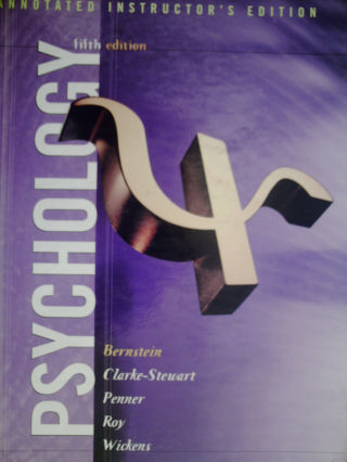 (image for) Psychology 5th Edition AIE (TE)(H) by Bernstein, Clarke-Stewart,