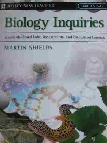 Biology Inquiries Grades 7-12 (P) by Martin Shields (image for) Biology Inquiries Grades 7-12 (P) by Martin Shields