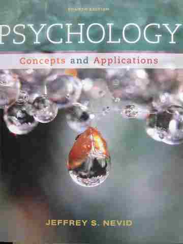(image for) Psychology Concepts & Applications 4th Edition (H) by Jeffrey S Nevid