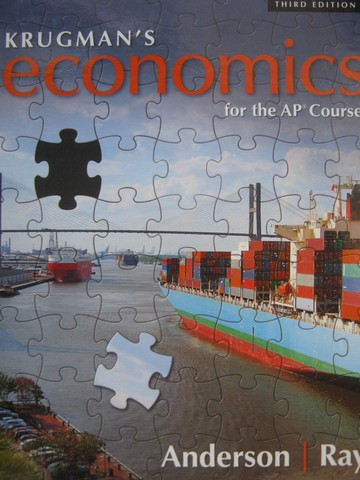 (image for) Krugman's Economics for the AP Course 3rd Edition (H) by Anderson,