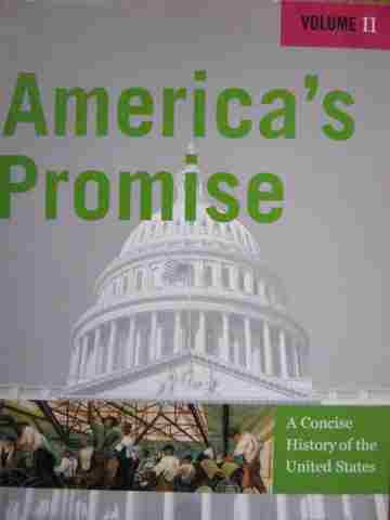 America's Promise A Concise History of the United States Volume 2 (P) (image for) America's Promise A Concise History of the United States Volume 2 (P)