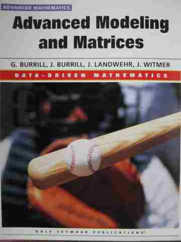 (image for) Data-Driven Mathematics Advanced Modeling & Matrices (P) by Burrill, Burrill,