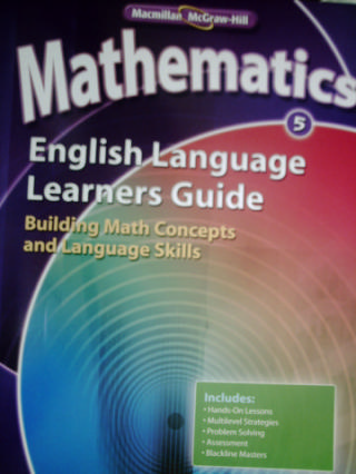 (image for) Mathematics 5 English Language Learners Guide (Spiral)