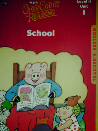 (image for) SRA Open Court Reading K.1 School TE (CA)(TE)(Spiral)