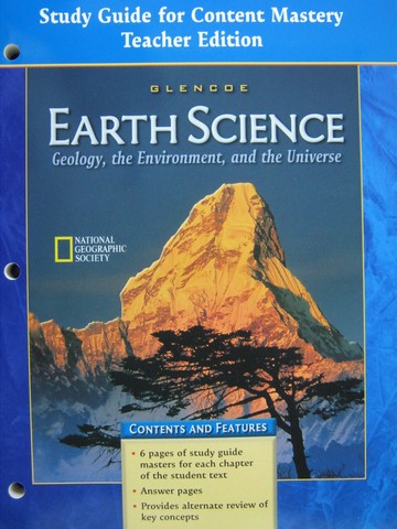 (image for) Earth Science Study Guide for Content Mastery TE (TE)(P) - Click Image to Close