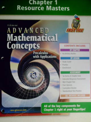 (image for) Advanced Mathematical Concepts Chapter Resource (Pk)