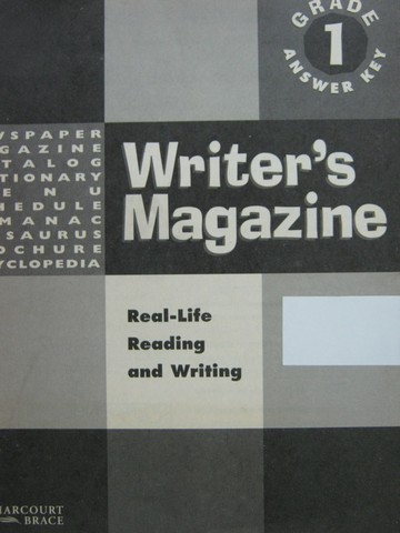 (image for) Signatures 1 Writer's Magazine Answer Key (P)