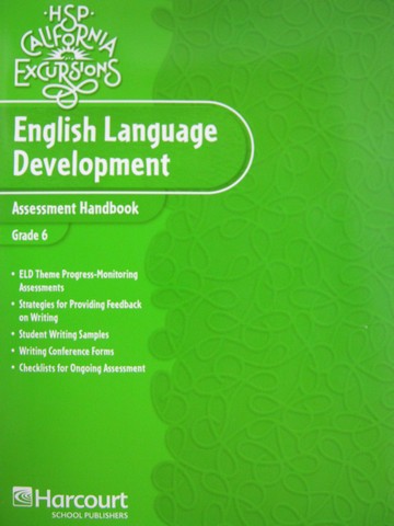 (image for) California Excursions 6 ELD Assessment Handbook (CA)(P)