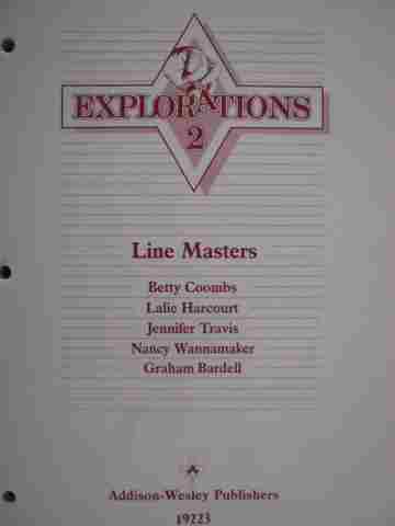 (image for) Explorations 2 Black-Line Masters (P) by Coombs, Harcourt, Travis, Wannamaker, & Bardell