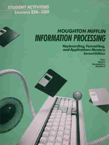 (image for) Information Processing 2nd Edition Student Activities Lessons 226-300 (P)