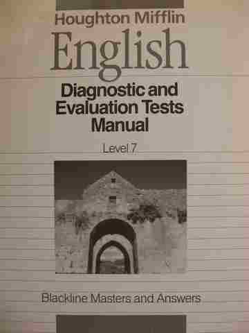 (image for) English 7 Diagnostic & Evaluation Tests Manual (P)