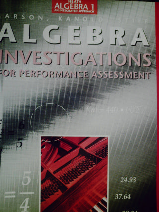 (image for) Heath Algebra 1 an Integrated Approach Investigations (P)