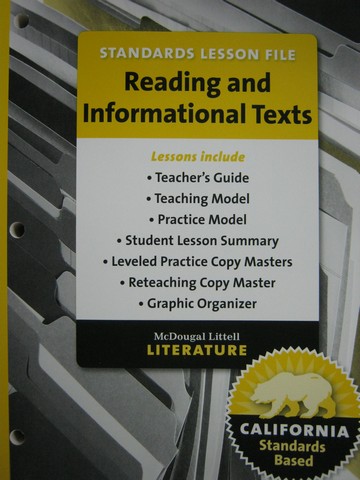 (image for) Literature 6 Reading & Informational Texts (CA)(P)