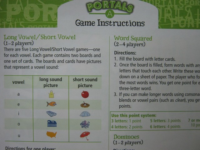 (image for) Portals to Reading Level A Game Kit (Pk)