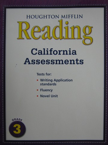 (image for) Reading 3 California Assessments (CA)(P)