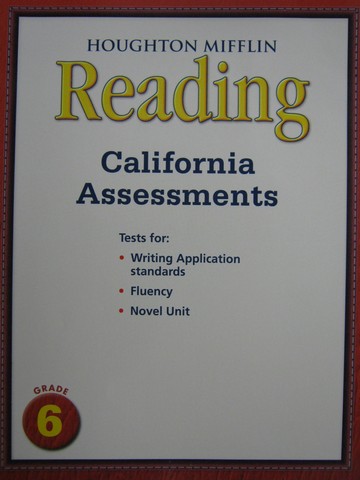 (image for) Reading 6 California Assessments (CA)(P)