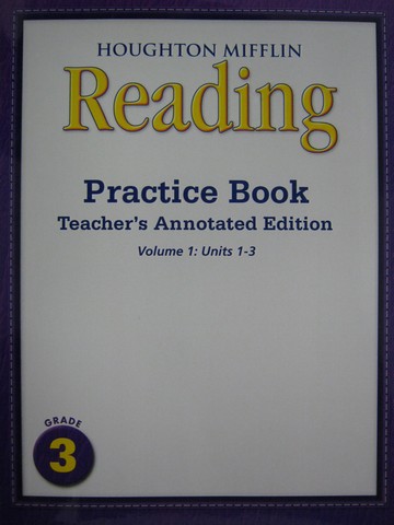 (image for) Reading 3 Practice Book TAE Volume 1 (TE)(P)