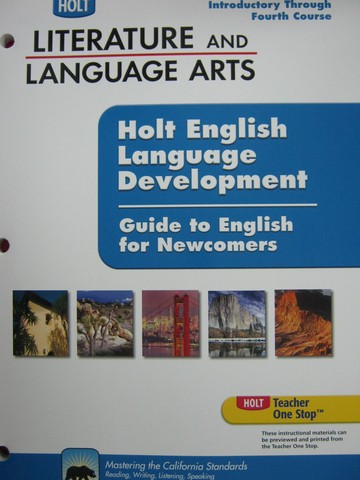 (image for) ELD Guide to English for Newcomers Introductory-4th Course (P)