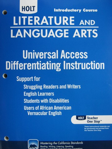 (image for) Differentiating Instruction Introductory Course (CA)(TE)(P)