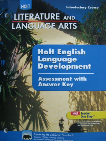 (image for) ELD Assessment with Answer Key Introductory Course (CA)(P)