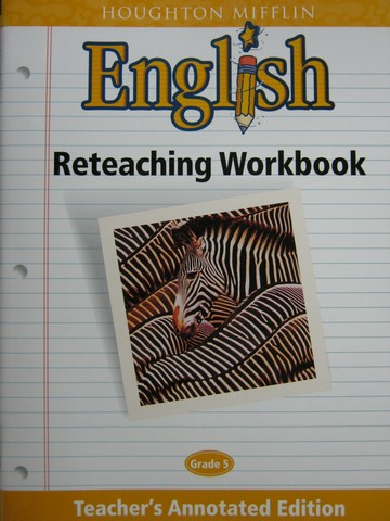 (image for) English 5 Reteaching Workbook TAE (TE)(P)