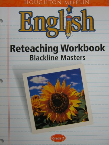 (image for) HM English 2 Reteaching Workbook Blackline Masters (P)