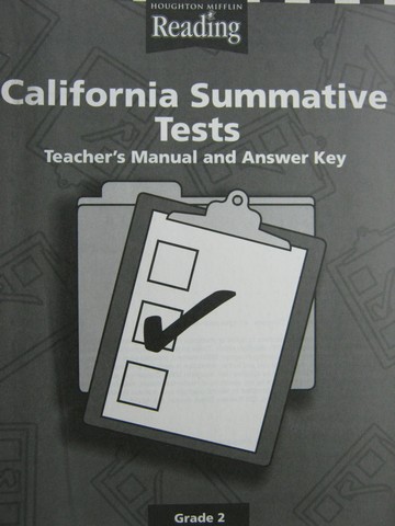 (image for) Reading 2 California Summative Tests TM & Answer (CA)(TE)(P)