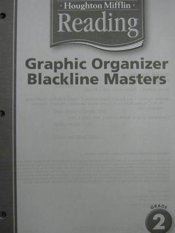 (image for) Reading 2 Graphic Organizer Blackline Masters (P)