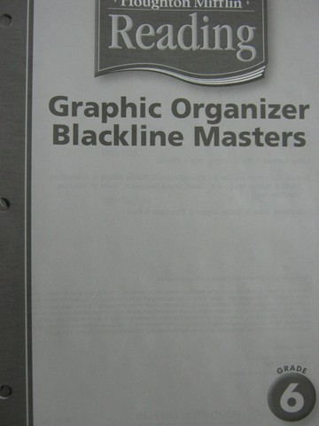(image for) Reading 6 Graphic Organizer Blackline Masters (P)