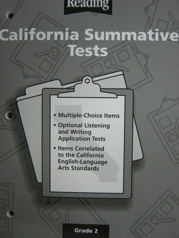 (image for) Reading 2 California Summative Tests BLM TE (CA)(TE)(P)