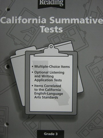 (image for) Reading 3 California Summative Tests BLM (CA)(P)