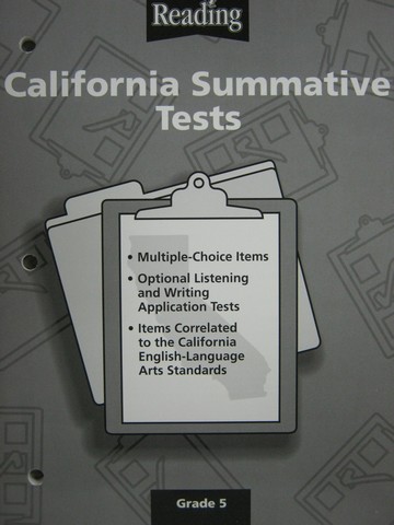 (image for) Reading 5 California Summative Tests BLM TE (CA)(TE)(P)