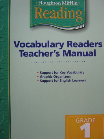 (image for) Reading 1 Vocabulary Readers Teacher's Manual (TE)(P)