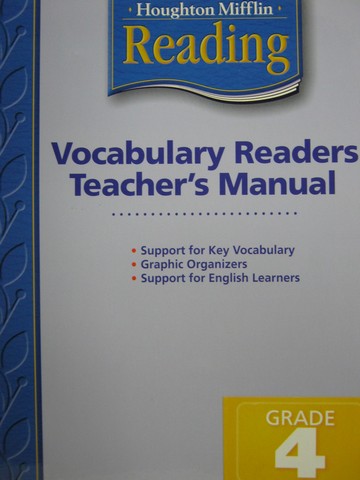 (image for) Reading 4 Vocabulary Readers Teacher's Mamual (TE)(P)
